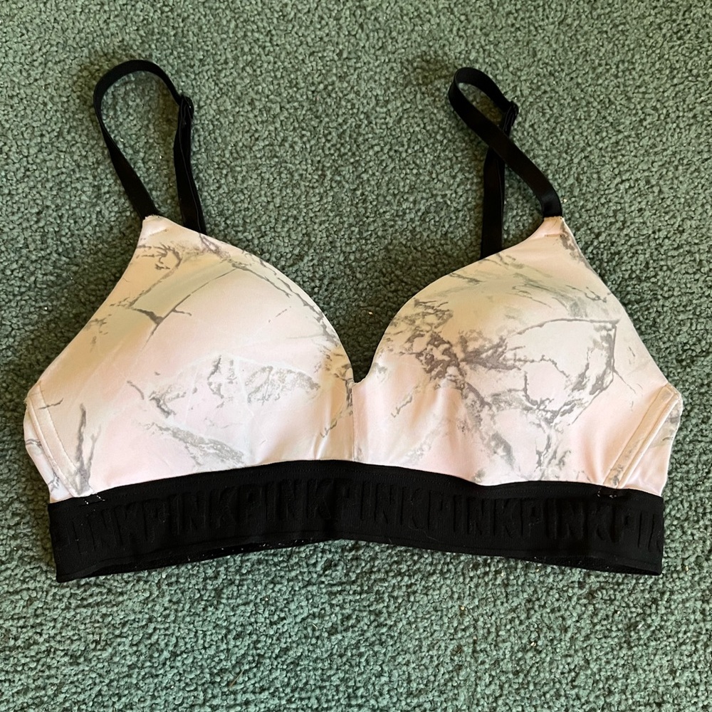 Marble PINK bra